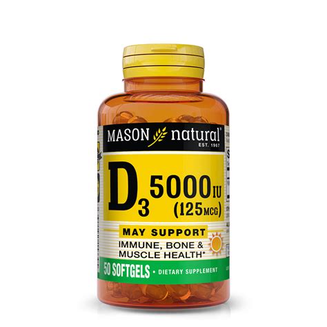 Vitamin D3 125 Mcg 5 000 IU Nutrients Best