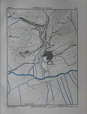 Original Mappa Militare Marga Mappa Dintorni De Vinadio Italia