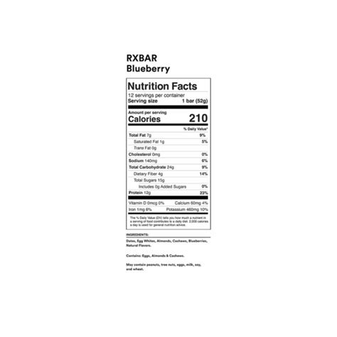 Rxbar® Blueberry Protein Bar 12 Ct Readyrefresh