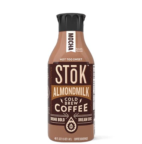 Stok Cold Brew Drinks Mocha Almondmilk Cold Brew Coffee 48 Fl Oz Reviews 2022