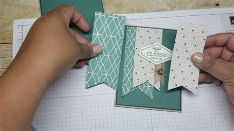 Quick And Easy Masculine Card Stampin Up Truly Tailored Youtube