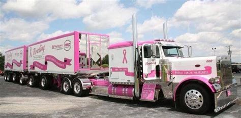 Pink Peterbilt Pink Truck Custom Big Rigs Trucks