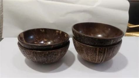 Multi Purpose Jayviq Polished Coconut Shell Bowl At Rs 70 Piece In Bhiwandi