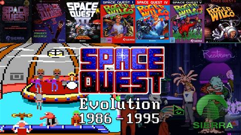 Evolution Of Space Quest 1986 1995 Sierra On Line Space Quest