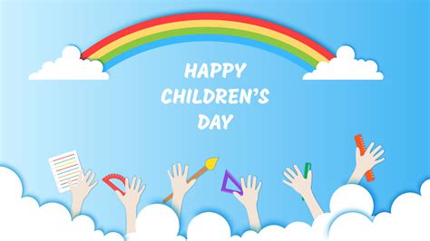 happy children's day banner design template 21883834 Vector Art at Vecteezy