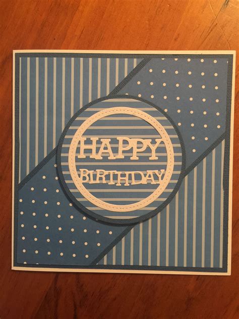 Masculine Birthday Card Masculine Cards Handmade Birthday Cards For