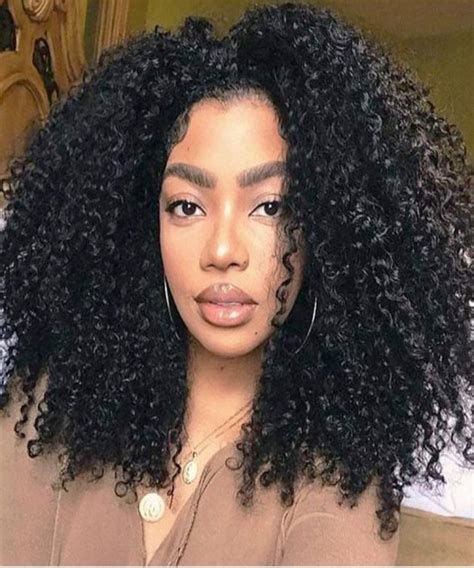 Dolago African American Afro Kinky Curly Full Lace Human Hair Wigs For