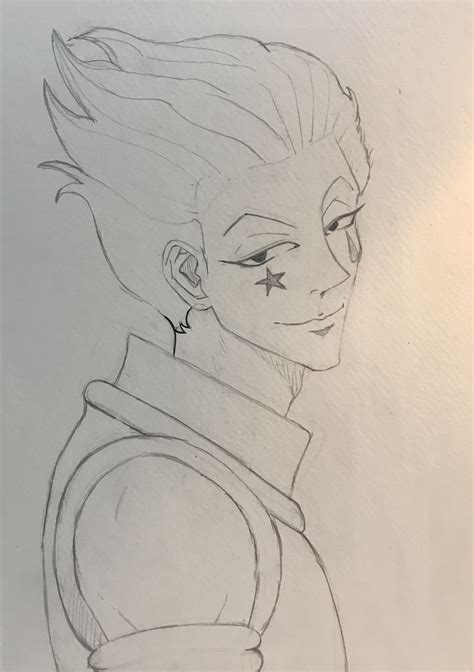 Hisoka Drawing Hisoka Drawing By Me Hunterxhunter Digimoncardo