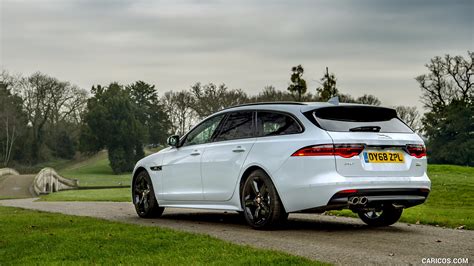 2019 Jaguar XF Sportbrake 20d AWD R Sport UK Spec Rear Three Quarter