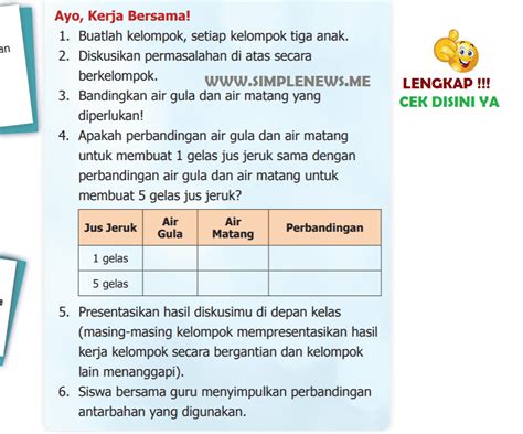 Lengkap Kunci Jawaban Senang Belajar Matematika Halaman