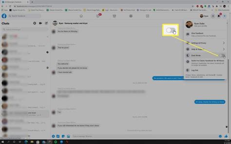 How to Turn on Facebook Messenger Dark Mode