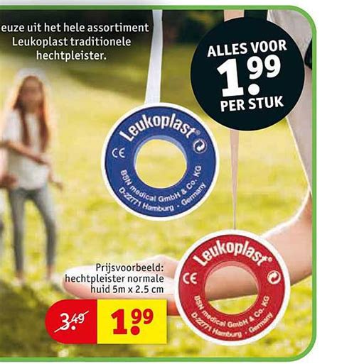 Leukoplast Hechtpleister Normale Huid Aanbieding Bij Kruidvat 1Folders Nl