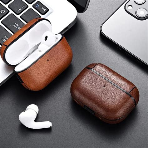 Leather Airpod Pro Case Airpods 1 2 3 Case Airpod Pro 2 Case With Hook Keychain Etsy