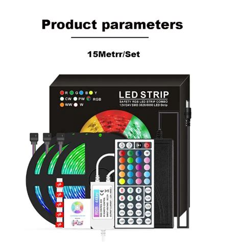 Tenmiro Ft Led Strip Lights Ultra Long M Rgb Color Changing