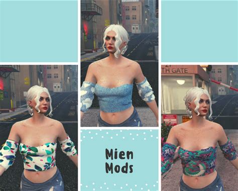 Denim Top For Mp Female Gta5