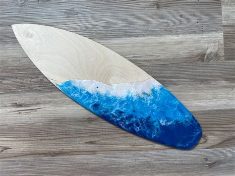 Maui Ocean Resin Surfboard Resin Beach Art Surfboard Wall Art Baltic