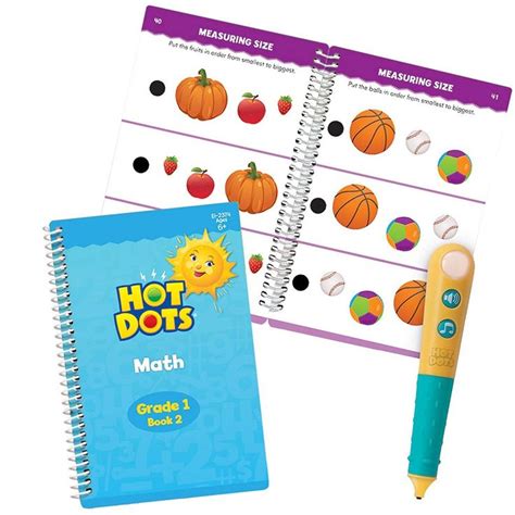 Educational Insights Hot Dots Let S Master Grade 1 Math Set With Talking Pen 1st Grade Math