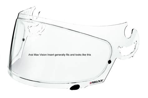 Arai I Type Max Vision Clear Pinlock Insert At Helmet City