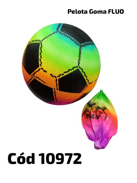 Pelota Goma Colores Fluo Distribuidora Capicua