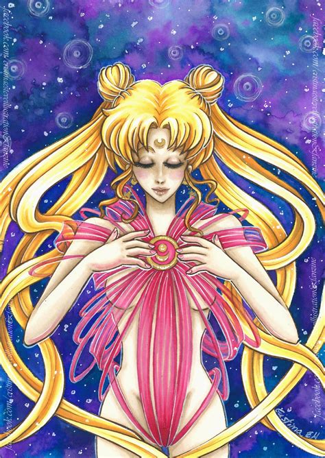 Usagi transformation Sailor moon - fanart by CrisEsHer on DeviantArt