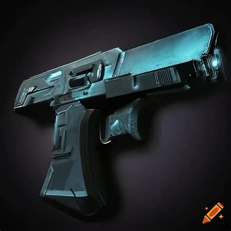 Futuristic Pistol With Cybernetic Enhancements On Craiyon