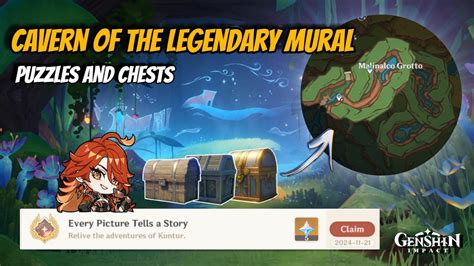 Cavern Of The Legendary Mural Genshin Impact V5 2 Puzzles Chests