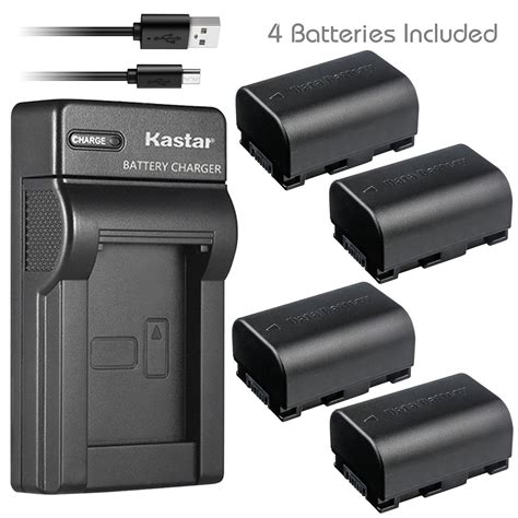 Kastar Battery Slim Charger For JVC BN VG107 BN VG107U BN VG107US BN