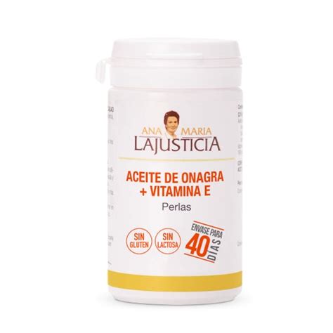 Ana Maria Lajusticia Aceite Onagra Vitamina E Perlas Uds Promofarma