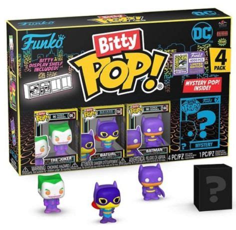 Figurine Pop Dc Comics Pas Cher Bitty Pop Black Light