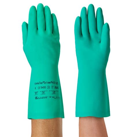 Ansell Alphatec Solvex Nitrile Chemical Resistant Gauntlets