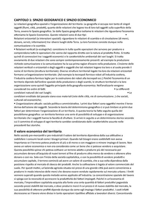 Capitolo Del Libro Geografia Dell Economia Mondiale Capitolo