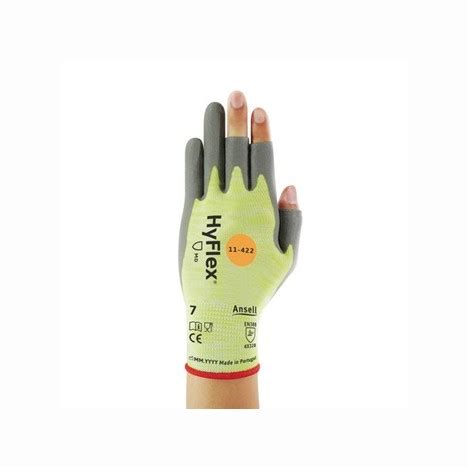 Ansell Hyflex Fingerless Work Gloves Safetygloves Co Uk