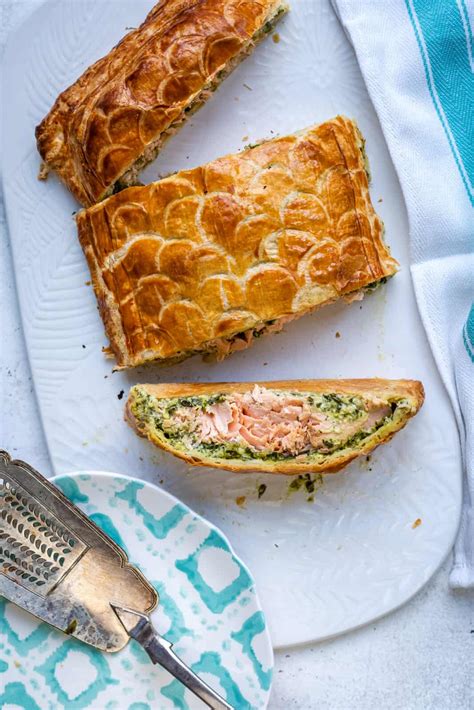 Salmon Wellington Salmon En Croute Supergolden Bakes