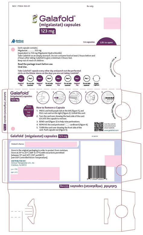 Galafold - FDA prescribing information, side effects and uses