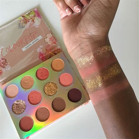 Makeup And Masala ColourPop Sweet Talk Palette Swatches