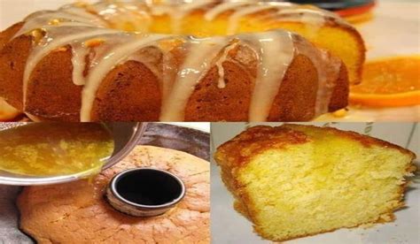 Bolo De Laranja Que Fica Super Molhadinho E Macio E Uma Delicia Para