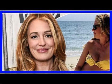 Pregnant Cat Deeley 41 Flaunts Huge Baby Bump YouTube