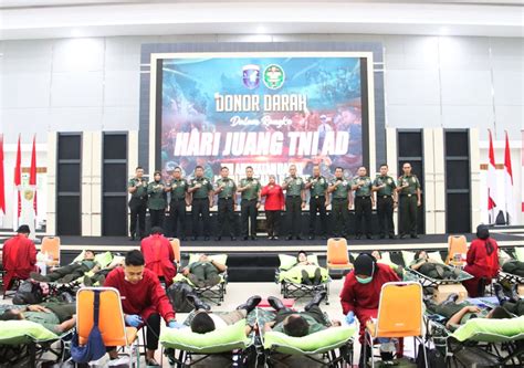 Peringati Hari Juang Tni Ad Ta Kodam Xii Tpr Gelar Bakti Sosial