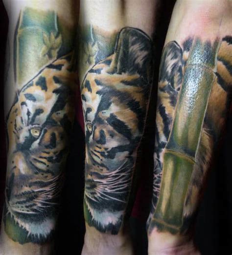 Bamboo Tattoo Designs For Men Lush Greenery Ink Ideas