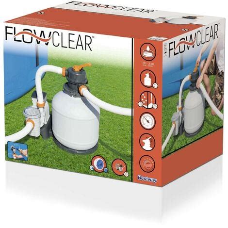 Pompe Filtre Sable Bestway Flowclear L H Avec Adaptateur