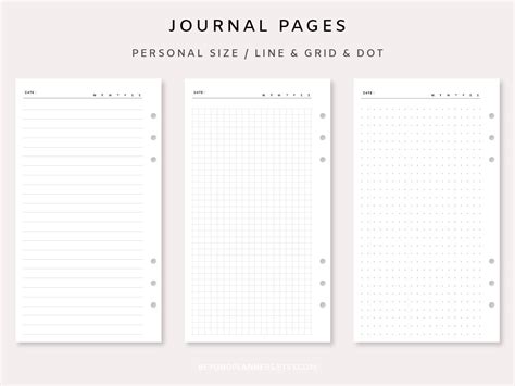 Printable Diary Pages Printable Daily Journal Daily Notes - Etsy