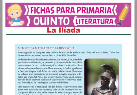 Actividades De Literatura Para Quinto Grado De Primaria