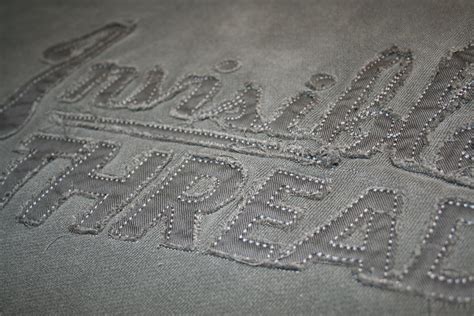 Distressed Monochromatic Appliqué By Artrageous Embroidery And Screen