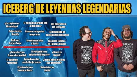 El Iceberg Completo De Leyendas Legendarias Youtube