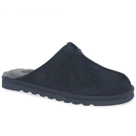 Skechers Slip On Mens Mule Slippers Charles Clinkard