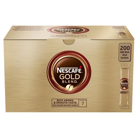 Nescafe Gold Blend Instant Coffee Sachets 200 X 18g Sticks Bestway