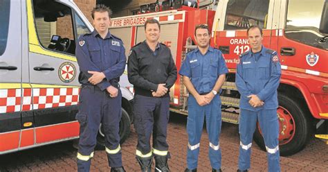 Firies And Paramedics Uniform Success Central Western Daily Orange