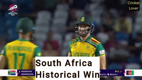 South Africa Vs Afghanistan Semi Final The Road To Historic Victory In The 2024 T20 World Cup