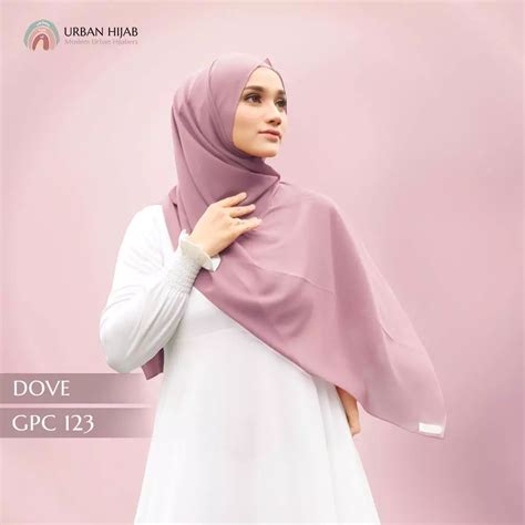 Jual URBAN HIJAB PASHMINA NAYLA ARABIAN CHIFFON DOVE Original 2023