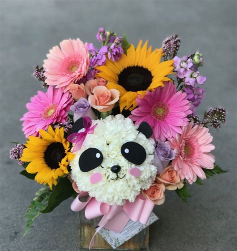 Panda Love By Pink The Little Flower Shop